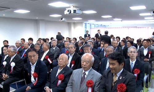 新社屋竣工式画像